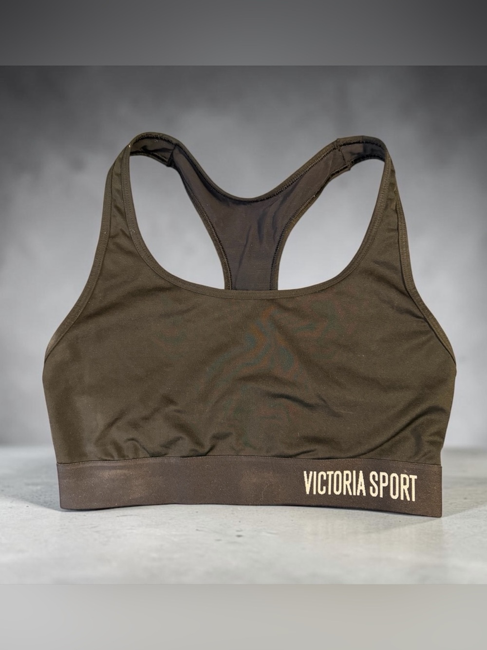Victoria's Secret Black Racerback Sports Bra